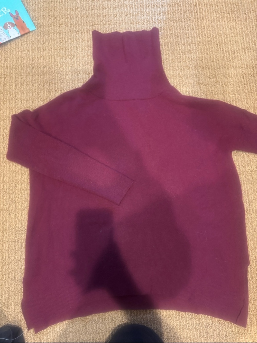 Allison Joy Plum Turtleneck Sweater